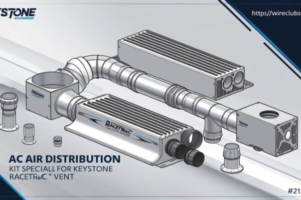 ac air distribution kit for keystone with racetrac vent system