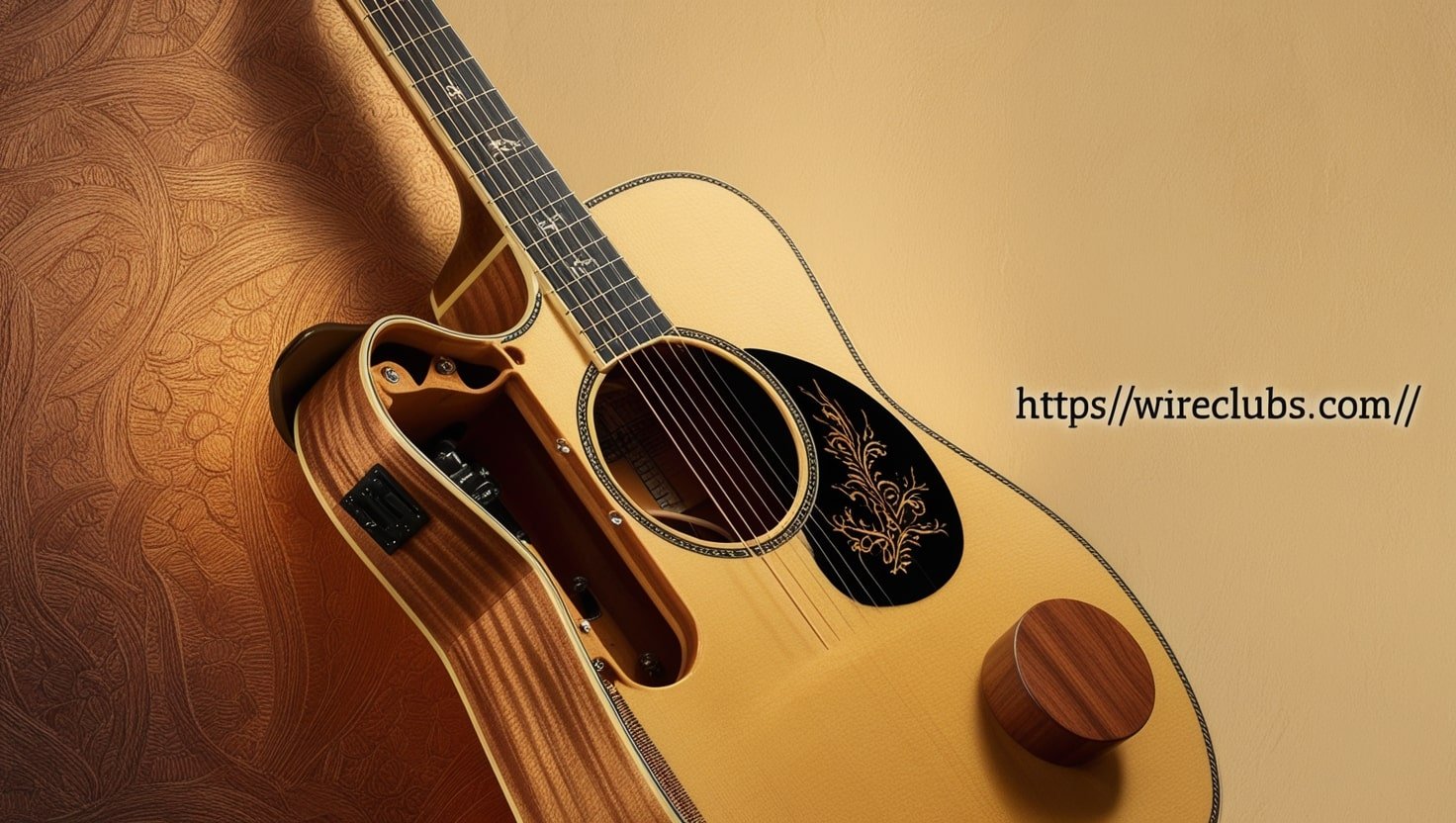 acoustic guitar withport on sidesideole