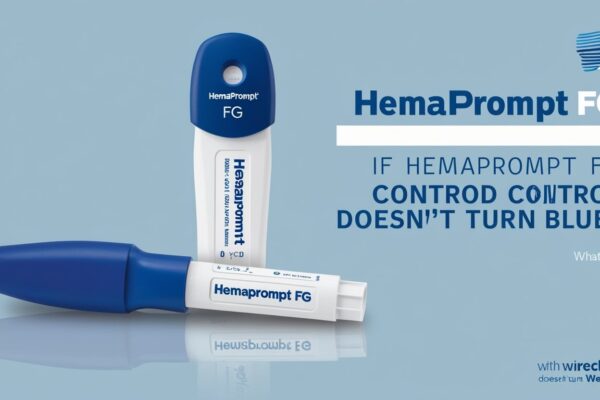 if hemaprompt fg control doesn't turn blue