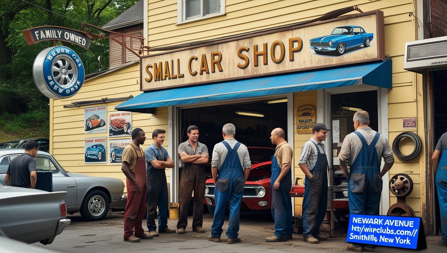 small car repair shop in smithville new york newark avenue