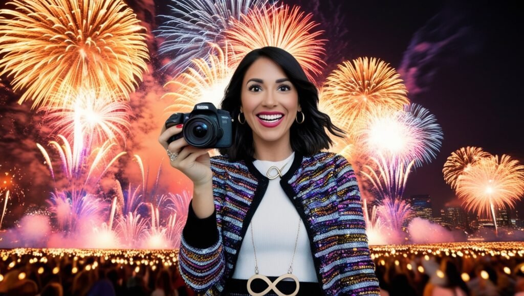 Infinity Nikki Take a Photo with the Grand Fireworks Show